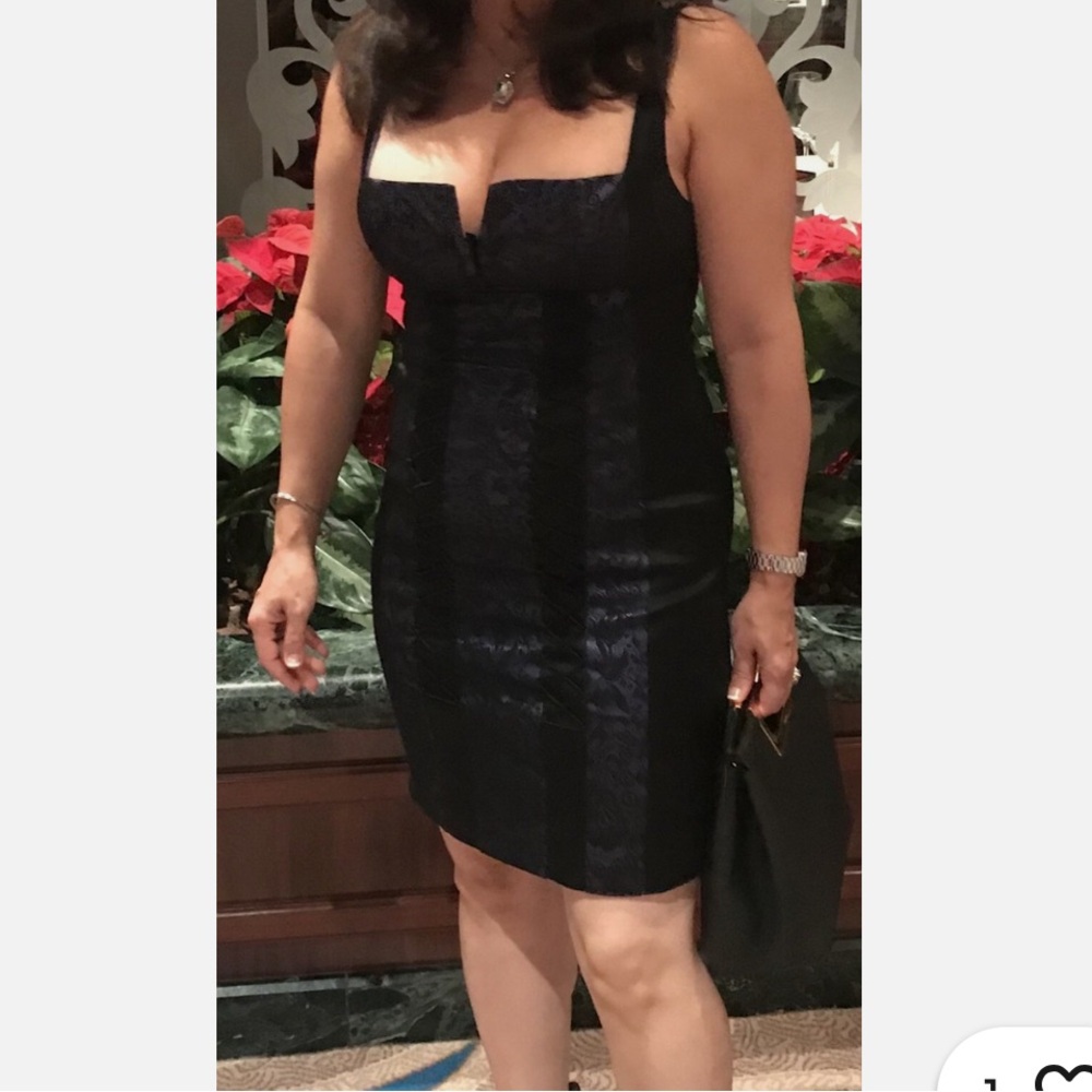 Bebe Corset Dress Lace